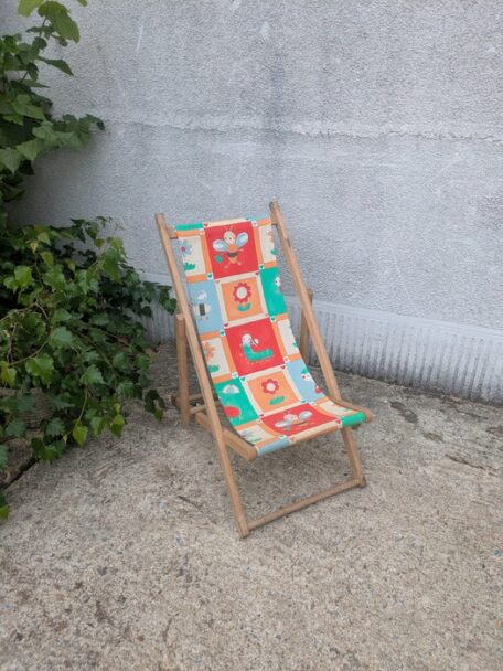 Chaise longue enfant, brocante en ligne (1)