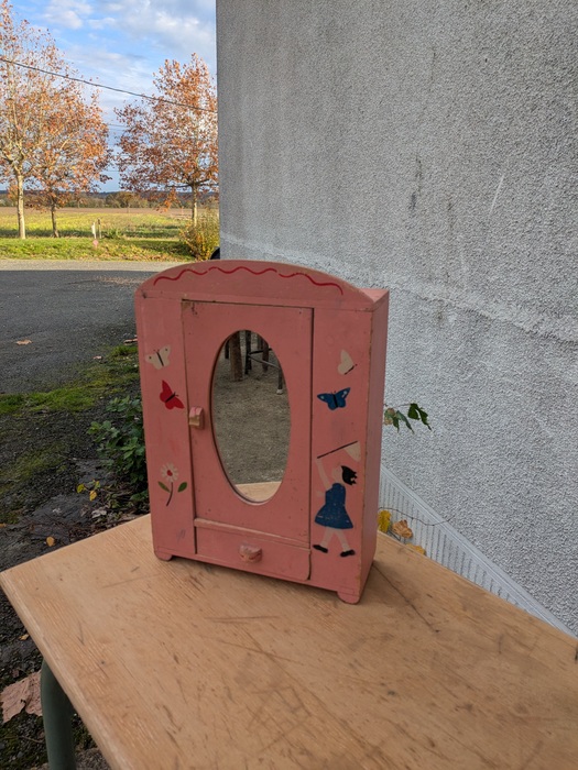 Petite Armoire De Poupée – Meuble Miniature Occasion