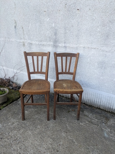 paire de chaises bistrot, brocante en ligne (1)